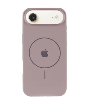 Чохол Silicone Case Full Protective (AA) V2 with MagSafe для Apple iPhone 17 Air (6.5") Сірий / Lavender