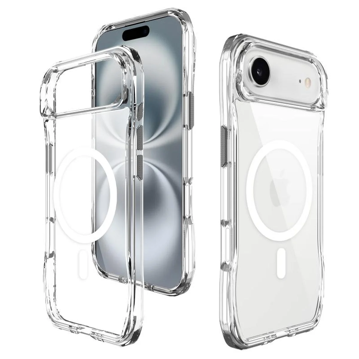 Чохол TPU Space Octagon with MagSafe для Apple iPhone 17 Air (6.5") Clear