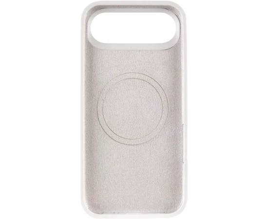 Чехол Silicone Case Full Protective (AA) V2 with MagSafe для Apple iPhone 17 Air (6.5") Белый / White
