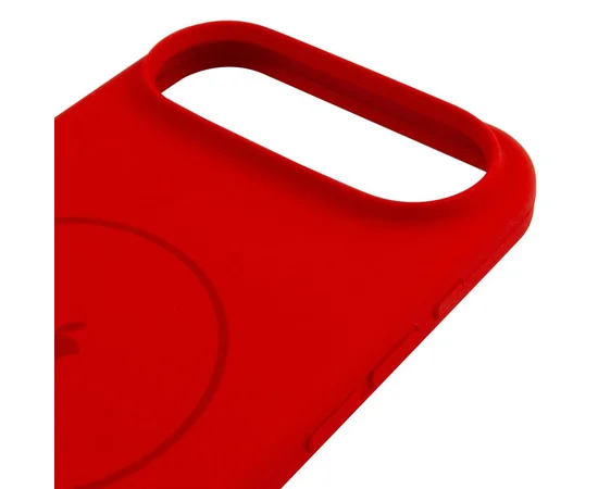 Чехол Silicone Case Full Protective (AA) V2 with MagSafe для Apple iPhone 17 Air (6.5") Красный / Red