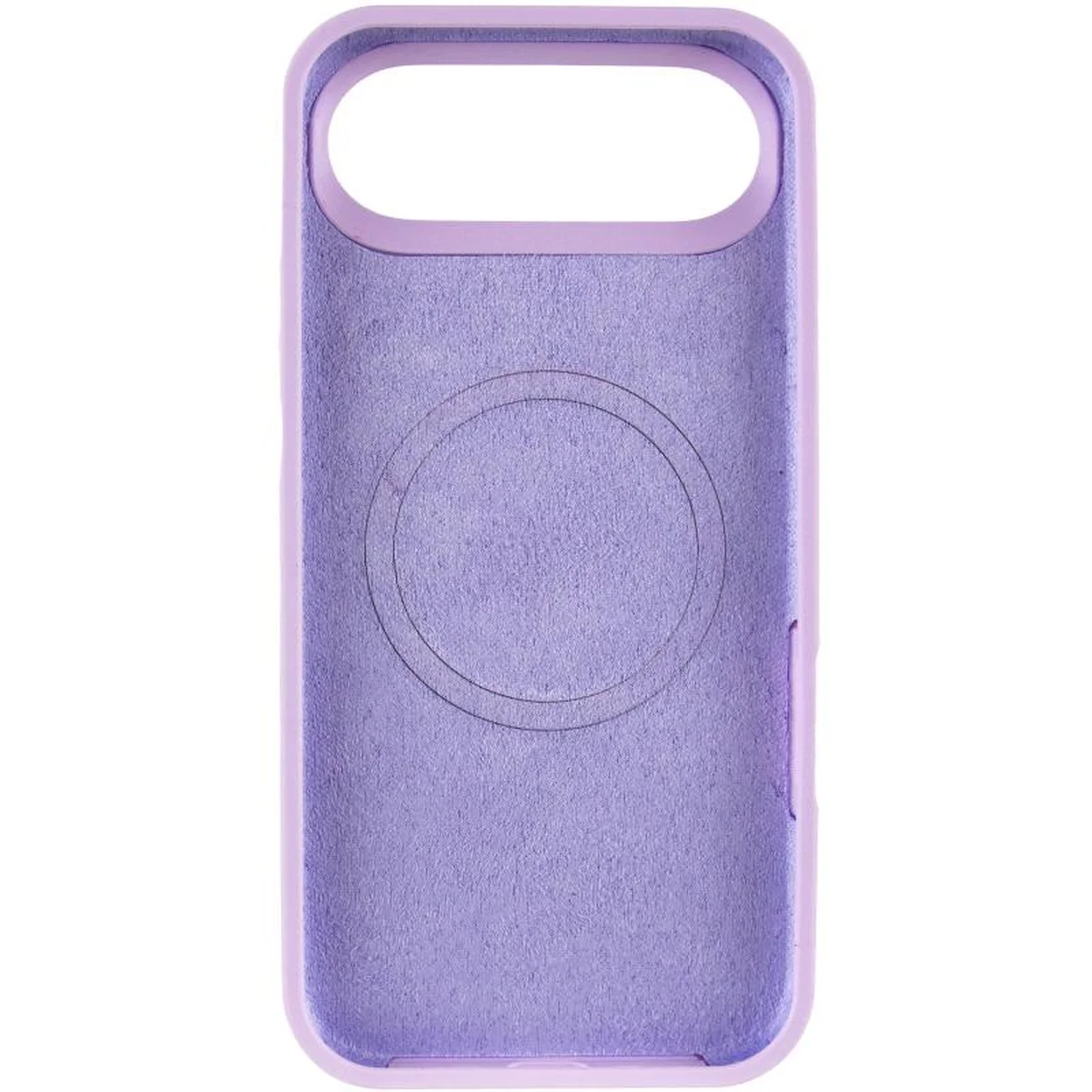 Чехол Silicone Case Full Protective (AA) V2 with MagSafe для Apple iPhone 17 Air (6.5") Сиреневый / Lilac
