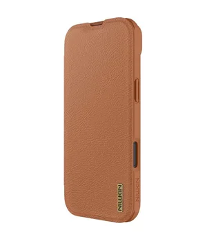 Кожаный чехол-книжка Nillkin Qin Pro Camshield для Apple iPhone 17 Air (6.5") Brown Кожаный чехол-книжка Nillkin Qin Pro Camshield для Apple iPhone 17 Air (6.5") Brown