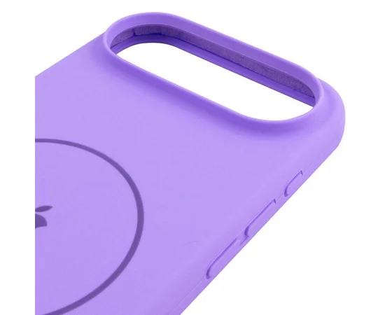 Чехол Silicone Case Full Protective (AA) V2 with MagSafe для Apple iPhone 17 Air (6.5") Сиреневый / Dasheen