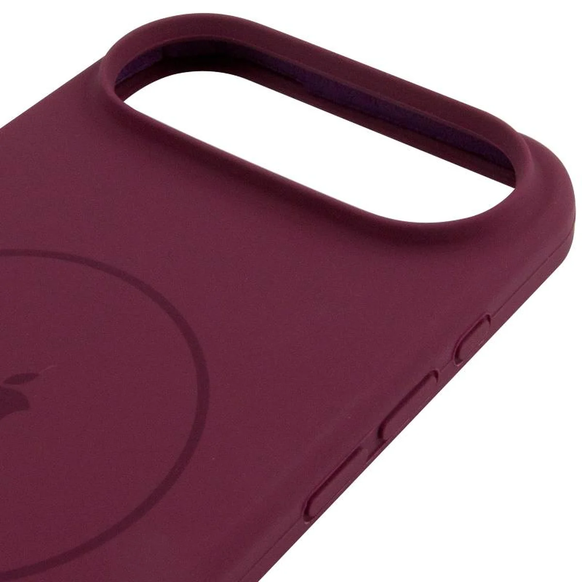 Чехол Silicone Case Full Protective (AA) V2 with MagSafe для Apple iPhone 17 Air (6.5") Бордовый / Plum