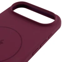 Чехол Silicone Case Full Protective (AA) V2 with MagSafe для Apple iPhone 17 Air (6.5") Бордовый / Plum