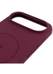 Чехол Silicone Case Full Protective (AA) V2 with MagSafe для Apple iPhone 17 Air (6.5") Бордовый / Plum