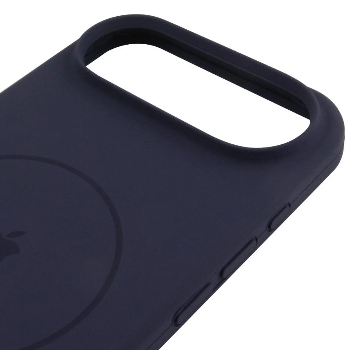 Чохол Silicone Case Full Protective (AA) V2 with MagSafe для Apple iPhone 17 Air (6.5") Темно-синій / Midnight blue