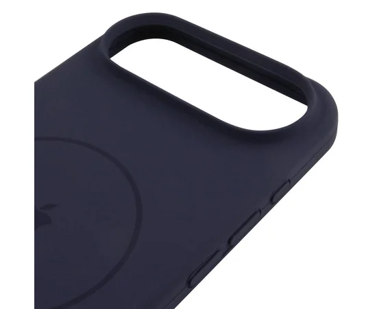 Чехол Silicone Case Full Protective (AA) V2 with MagSafe для Apple iPhone 17 Air (6.5") Темно-синий / Midnight blue