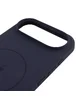 Чехол Silicone Case Full Protective (AA) V2 with MagSafe для Apple iPhone 17 Air (6.5") Темно-синий / Midnight blue