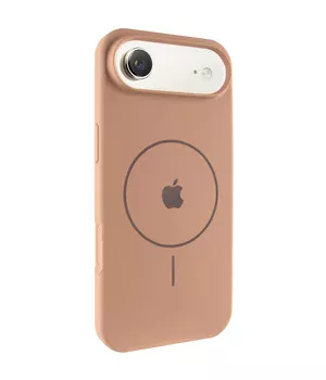 Чехол Silicone Case Full Protective (AA) V2 with MagSafe для Apple iPhone 17 Air (6.5") Бежевый / Desert Gold