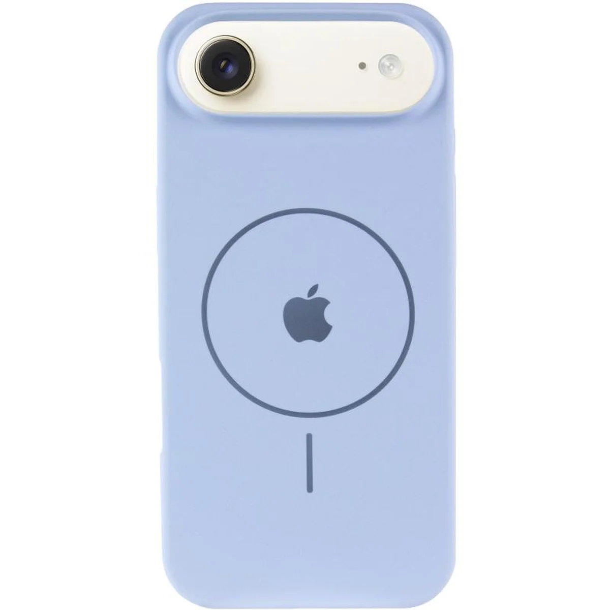 Чехол Silicone Case Full Protective (AA) V2 with MagSafe для Apple iPhone 17 Air (6.5") Голубой / Lilac Blue