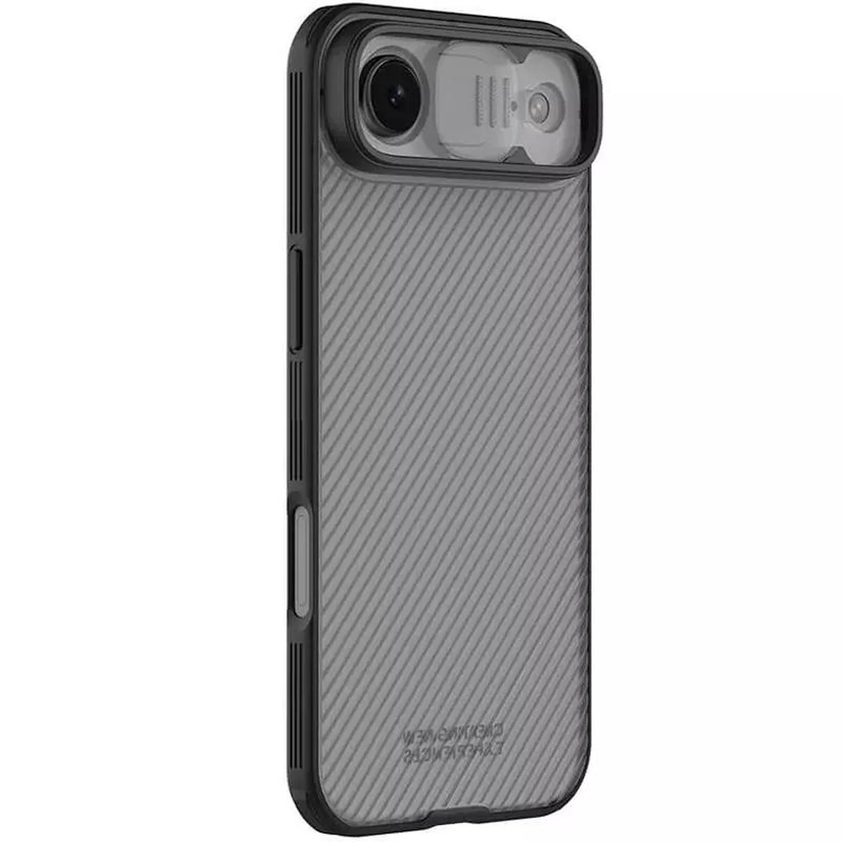Карбоновая накладка Nillkin CamShield Pro для Apple iPhone 17 Air (6.5") Transparent black