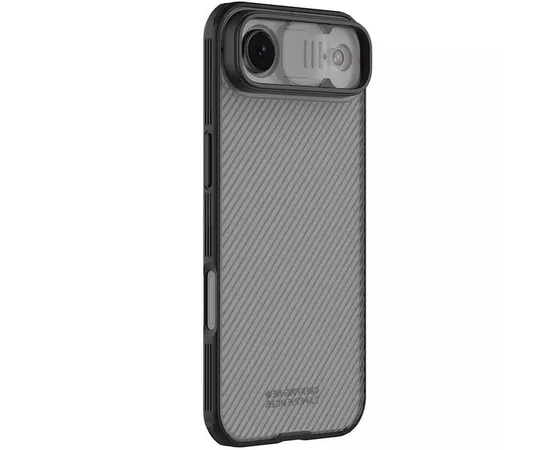 Карбоновая накладка Nillkin CamShield Pro для Apple iPhone 17 Air (6.5") Transparent black
