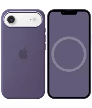 Чехол Silicone case (AAA) with Magsafe and Animation для Apple iPhone 17 Air (6.5") Purple Fog