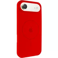 Чохол Silicone Case Full Protective (AA) V2 with MagSafe для Apple iPhone 17 Air (6.5") Червоний / Red