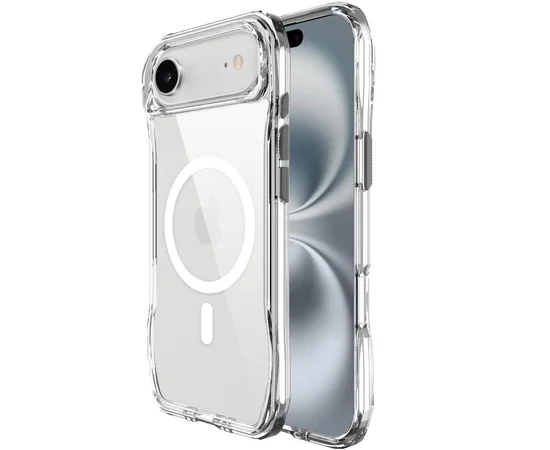 Чохол TPU Space Octagon with MagSafe для Apple iPhone 17 Air (6.5") Clear