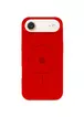Чехол Silicone Case Full Protective (AA) V2 with MagSafe для Apple iPhone 17 Air (6.5") Красный / Red
