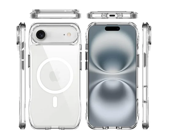Чохол TPU Space Octagon with MagSafe для Apple iPhone 17 Air (6.5") Clear