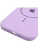 Чохол Silicone Case Full Protective (AA) V2 with MagSafe для Apple iPhone 17 Air (6.5") Бузковий / Lilac