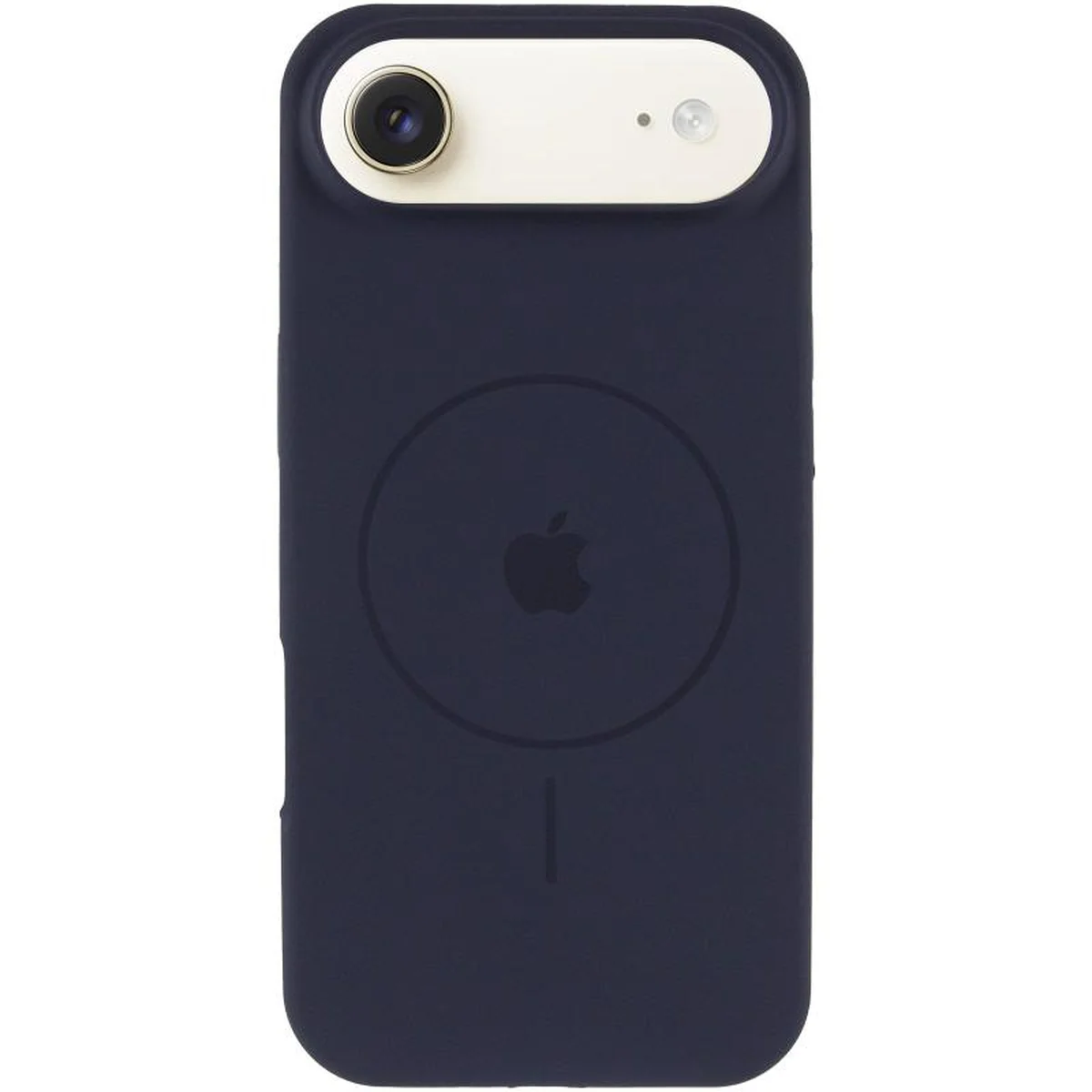 Чехол Silicone Case Full Protective (AA) V2 with MagSafe для Apple iPhone 17 Air (6.5") Темно-синий / Midnight blue