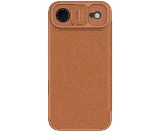 Шкіряний чохол-книжка Nillkin Qin Pro Camshield для Apple iPhone 17 Air (6.5") Brown