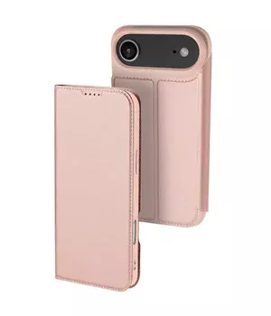 Чехол-книжка Dux Ducis с карманом для визиток для Apple iPhone 17 Air (6.5") Rose Gold