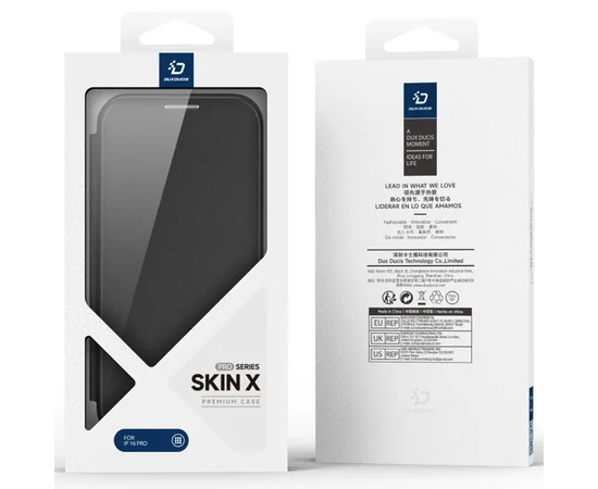 Чехол-книжка Dux Ducis Skin X Pro with MagSafe для Apple iPhone 17 Air (6.5") Black