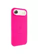 Чехол Silicone Case Full Protective (AA) V2 with MagSafe для Apple iPhone 17 Air (6.5") Розовый / Barbie pink
