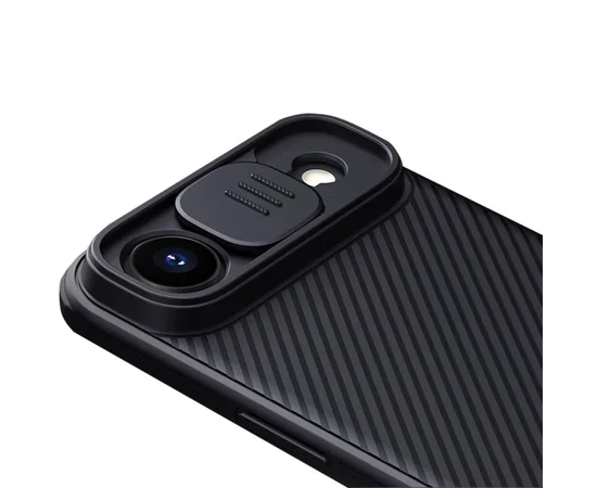 Карбоновая накладка Nillkin CamShield Pro Magnetic для Apple iPhone 17 Air (6.5") Black
