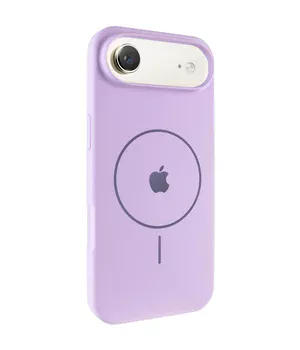 Чохол Silicone Case Full Protective (AA) V2 with MagSafe для Apple iPhone 17 Air (6.5") Бузковий / Lilac