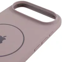 Чехол Silicone Case Full Protective (AA) V2 with MagSafe для Apple iPhone 17 Air (6.5") Серый / Lavender