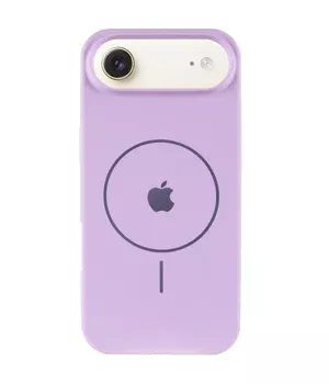 Чохол Silicone Case Full Protective (AA) V2 with MagSafe для Apple iPhone 17 Air (6.5") Бузковий / Lilac