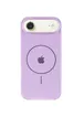 Чохол Silicone Case Full Protective (AA) V2 with MagSafe для Apple iPhone 17 Air (6.5") Бузковий / Lilac