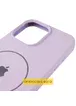 Чехол Silicone Case Full Protective (AA) V2 with MagSafe для Apple iPhone 17 Air (6.5") Сиреневый / Lilac