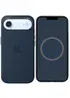 Чехол Silicone case (AAA) with Magsafe and Animation для Apple iPhone 17 Air (6.5") Midnight