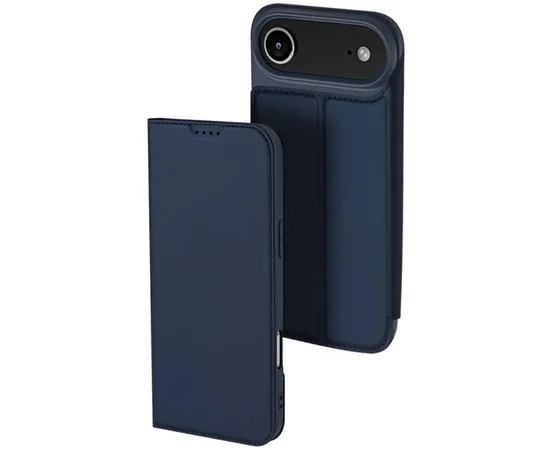 Чохол-книжка Dux Ducis з кишенею для візиток для Apple iPhone 17 Air (6.5") Синій