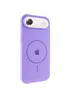 Чехол Silicone Case Full Protective (AA) V2 with MagSafe для Apple iPhone 17 Air (6.5") Сиреневый / Dasheen