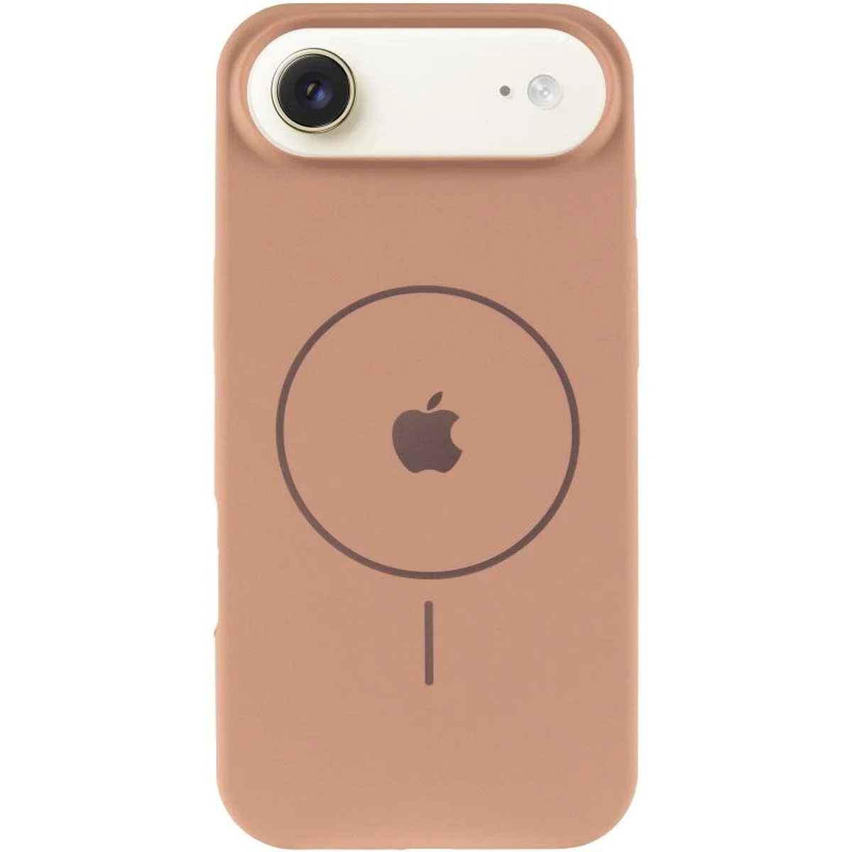 Чохол Silicone Case Full Protective (AA) V2 with MagSafe для Apple iPhone 17 Air (6.5") Бежевий / Desert Gold