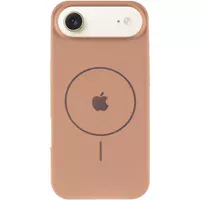 Чохол Silicone Case Full Protective (AA) V2 with MagSafe для Apple iPhone 17 Air (6.5") Бежевий / Desert Gold