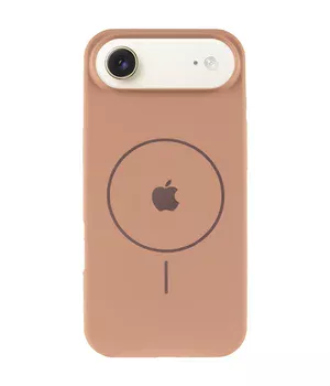 Чехол Silicone Case Full Protective (AA) V2 with MagSafe для Apple iPhone 17 Air (6.5") Бежевый / Desert Gold