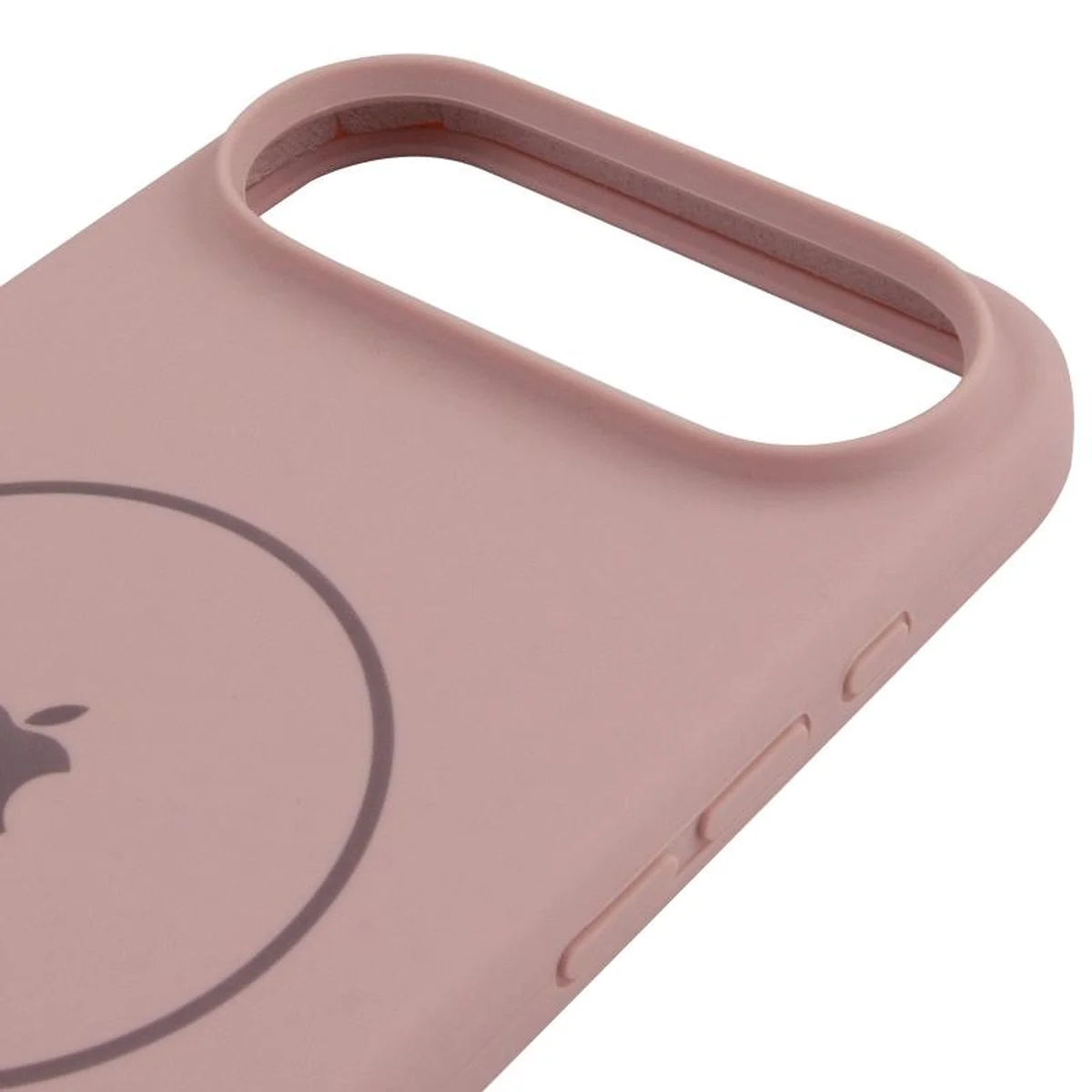 Чехол Silicone Case Full Protective (AA) V2 with MagSafe для Apple iPhone 17 Air (6.5") Розовый / Pink Sand