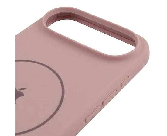 Чехол Silicone Case Full Protective (AA) V2 with MagSafe для Apple iPhone 17 Air (6.5") Розовый / Pink Sand