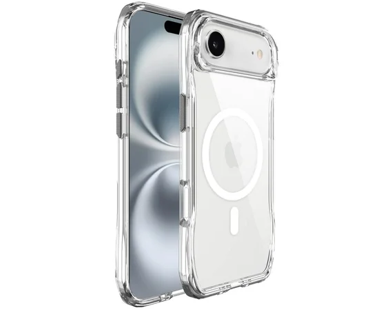 Чохол TPU Space Octagon with MagSafe для Apple iPhone 17 Air (6.5") Clear