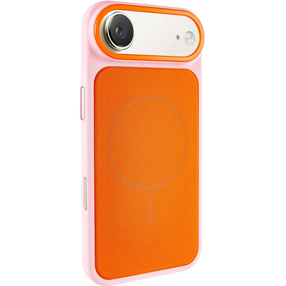 Чехол PC TechWoven Hybrid with MagSafe для Apple iPhone 17 Air (6.5") Pink / Orange