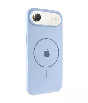 Чохол Silicone Case Full Protective (AA) V2 with MagSafe для Apple iPhone 17 Air (6.5") Синій / Lilac Blue