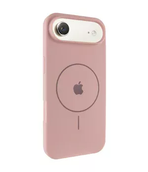 Чохол Silicone Case Full Protective (AA) V2 with MagSafe для Apple iPhone 17 Air (6.5") Рожевий / Pink Sand