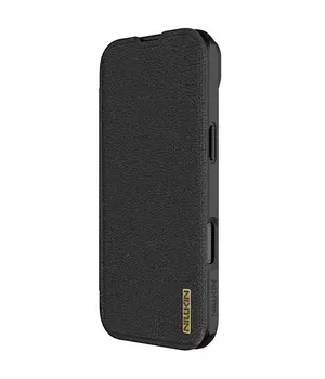 Кожаный чехол-книжка Nillkin Qin Pro Camshield для Apple iPhone 17 Air (6.5") Black Кожаный чехол-книжка Nillkin Qin Pro Camshield для Apple iPhone 17 Air (6.5") Black