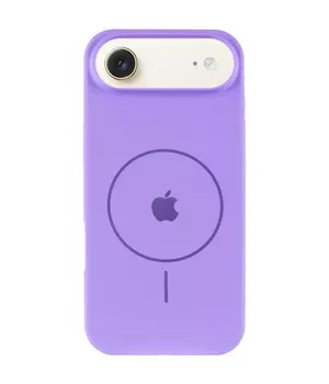 Чехол Silicone Case Full Protective (AA) V2 with MagSafe для Apple iPhone 17 Air (6.5") Сиреневый / Dasheen