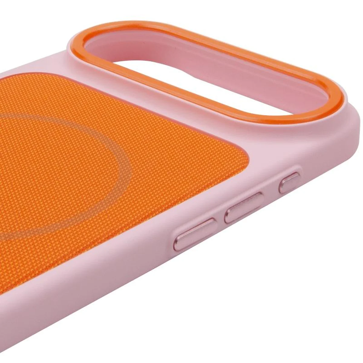 Чехол PC TechWoven Hybrid with MagSafe для Apple iPhone 17 Air (6.5") Pink / Orange