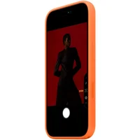 Чехол Silicone case (AAA) with Magsafe and Animation для Apple iPhone 17 Air (6.5") Orange
